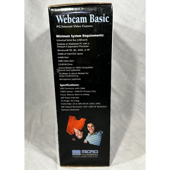 NEW Vintage Micro Innovations Basic Webcam PC/Internet USB Video Camera IC50C - Picture 3 of 9